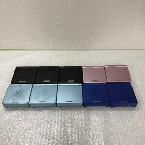 【ジャンク品】任天堂 Nintendo ニンテンドー ゲームボーイアドバンスSP AGS-001 本体 10点セット GBA 240515SK430185