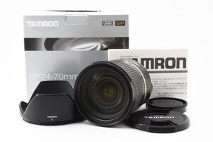 ★極上品★ タムロン TAMRON SP 24-70mm F2.8 Di USD A007 ソニー用 ★キャップ 前後キャップ 元箱 フード 取説★ #1404 #6290 #A02