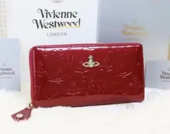 Vivienne Westwood エナメル長財布 レッド