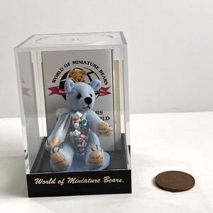 World of Miniature Bears ミニチュアベア　誕生石ベアDECEMBER 12月　ワールドオブミニチュアベアーズ　 テディベア