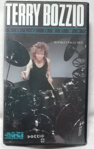 ★★VHS TERRY BOZZIO SOLO DRUMS★テリーボジオ ドラム教則★11380CDN