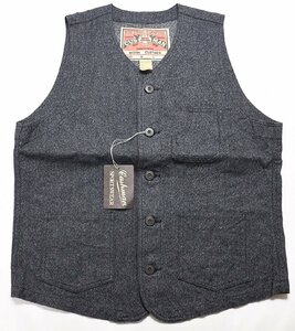 cushman (クッシュマン) Black Chambray Work Vest / ブラックシャンブレー ワークベスト Lot 21893 未使用品 ブラック size M