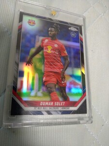 2022 Topps Chrome Salzburg OUMAR SOLET RC ON BLACK CARD 15枚限定 05/15 セリエA移籍