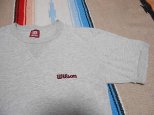 １９６０S WILSON HIT-UNION VINTAGE 前VスウェットTシャツ ベースボール野球アメフト フットボール バスケットボール オリンピック テニス