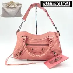 BALENCIAGA ハンドバッグ 103208 ザ・ファースト レザー ピンク