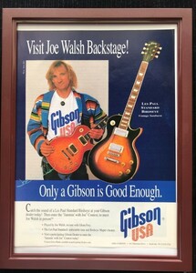 ☆ 1990年代 Gibson オリジナル広告 / ジョー・ウォルシュJoe Walsh☆