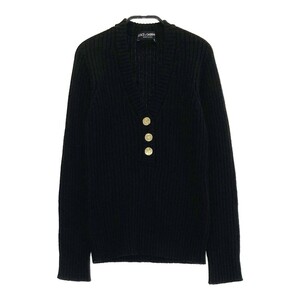 DOLCE & GABBANA ドルチェ アンド ガッバーナ ニット セーター ブラック系 40 [240101313271] レディース