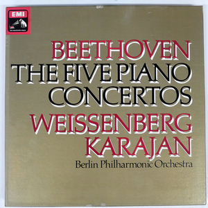 UK盤 ベートーヴェン/THE FIVE PIANO CONCERTOS/HIS MASTER’S VOICE 161530603Q LP