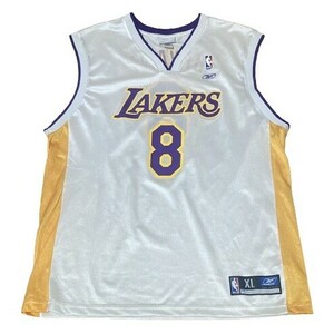 送料230円～■LAKERS レイカーズ 8 BRYANT コービー ブライアント NBA リーボック ユニフォーム タンクトップ ジャージ メンズ XL