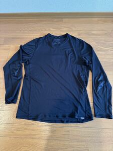 patagonia パタゴニア メンズ・ロングスリーブ・キャプリーン・クール・ライトウェイト・シャツ Black M STY45641 速乾 冷感 長袖 Tシャツ