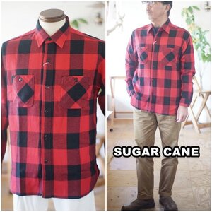 sugarcane シュガーケーン ツイルワークシャツ　ネルシャツ 長袖シャツ　東洋エンタープライズ　アメカジ　29357サイズXL