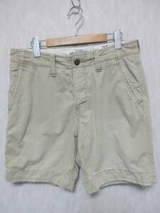 アバクロンビー＆フィッチ Abercrombie&Fitch ダメージ加工 ショートパンツ ベージュ 30 irmri kn3