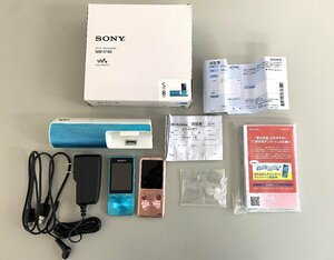 高崎店【中古品】u7-112 SONY ソニー WALKMAN ウォークマン NW-S14 ブルー NW-S754 ライトピンク 初期化・簡易動作確認済み