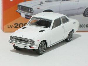 いすゞ ベレット 1800GT （白）70年式 LV-209a【トミーテック社1/64ミニカー】【トミカの時】