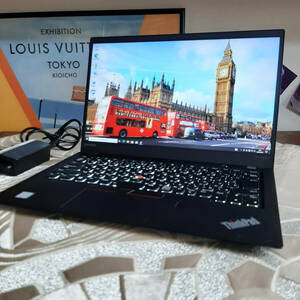 Lenovo X1 Carbon i5 7200U 1920x1080 FHD バックライトキーボード 8G 256G/SSD WiFi Bluetooth Camera Thinkpad 即決 AKA06