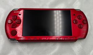 SONY PSP-3000 レッド　動作未確認