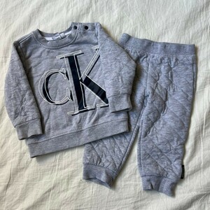 calvin klein カルバンクライン　セットアップ　スウェット　グレー　24M