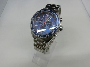 タグホイヤー TAG HEUER FORMULA 1 クォーツクロノ ダイヤルカラー:ブルー系 CAZ1014.BA0842