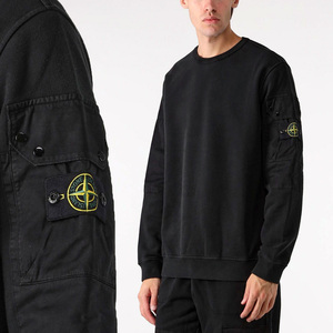 送料無料 42 STONE ISLAND ストーンアイランド 811563920 V0029 ブラック トレーナー スウェット size S