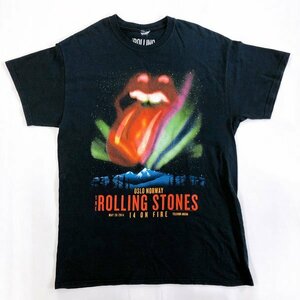 517*THE ROLLING STONES ザ・ローリングストーンズ OSLO NORWAY 14 ON FIRE 2014ツアーTシャツ MD