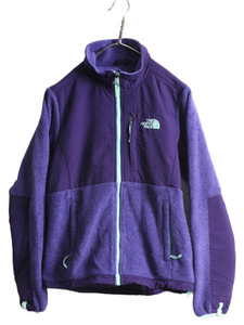 ノースフェイス デナリ ジャケット レディース L / 古着 The North Face DENALI アウトドア フリース ナイロン ブルゾン 2トーン パープル