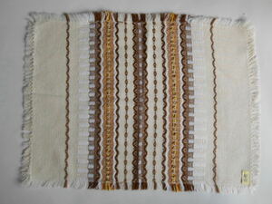 ブルガリア 織物 ランチョン マット 30×40 ベージュ 144