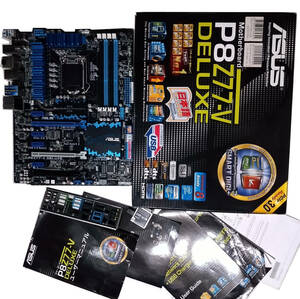 【中古】ASUS P8Z77-V DELUXE LGA1155 ＋ Win10Proデジタルライセンス