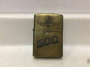 Zippo　ジッポー　INDIANAPOLIS　500　インディアナポリス　SOLID BLASS　ソリッドブラス　1992年製　　　　T12　　　　KJ1