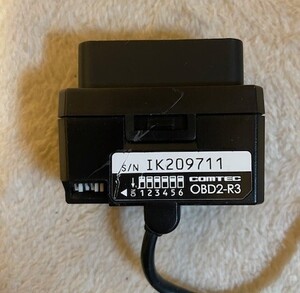 コムテック　OBD Ⅱアダプター　OBD2-R3　中古品　アダプターのみ