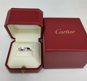 新品仕上げ品 カルティエ ラニエールリング 11.5号 18金ホワイトゴールド K18WG 52 指輪 Cartier LANIERES RING S-11.5