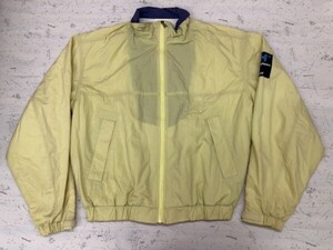 ヘリーハンセン HELLY HANSEN オールド レトロ 古着 アウトドア マリンスポーツ 90s ジップアップ ブルゾン ジャケット メンズ 黄色