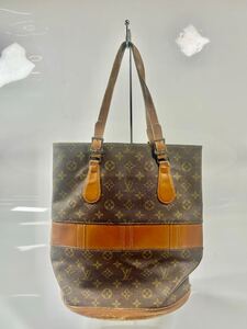 【1円スタート】 【中古品】LOUIS VUITTON ルイヴィトン モノグラム バケット トートバッグ ハンドバッグ 