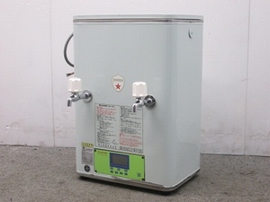 細山熱器 電気式湯沸かし器 DEN-30 中古 1ヶ月保証 2016年製 三相200V 幅420x奥行495 厨房【無限堂愛知店】