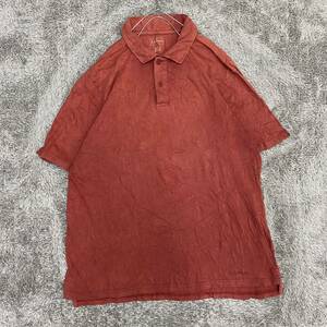 L.L.Bean エルエルビーン ポロシャツ 半袖シャツ サイズL レッド 赤 メンズ トップス 最落なし （H21）