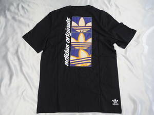 送料185円～新品◆adidas originals◆アディダスオリジナルス◆Yung Z トレフォイルティー シャツ◆黒◆L