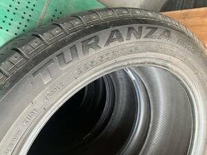 超バリ山 ブリヂストン TURANZA ER33 225/50R17 製造年数15年 残溝約7.0～7.3㎜ 4本セット MADE IN JAPAN