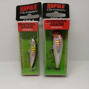 Rapala (ラパラ) カウントダウン アバシ CDA-7 CDA-5 2個セット 新品