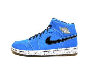 【高騰中】EU限定発売 500足限定 NIKE AIR JORDAN 1 RETRO Quai 54 Ruff N Tuff BLUE 28.5cm 372389 401 ブルー ブラック US10.5