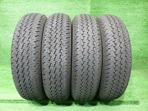 中古 ヨコハマ タイヤ 夏 145/80R12 4本 2022 スーパーバン