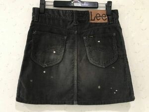 ＊ リー Lee×アメリカンラグシーAMERICAN RAG CIE 98953 ダメージ加工 コーデュロイ ミニスカート XXS 　BJBJ.E