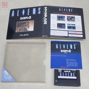 1円〜 動作保証品 MSX ROM エイリアン2 ALIENS スクウェア SQUARE 箱説付【10