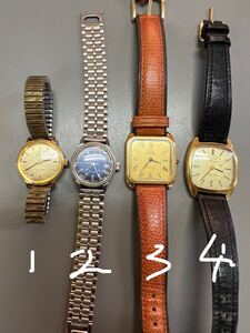 正規品・OMEGA・オメガ・腕時計・3個手巻き1個自動巻き全てまとめてセットになります