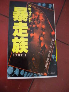 昭和５５年「ドキュメント暴走族　PART１」