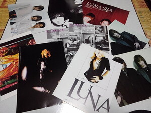 ●　ルナシー　LUNA SEA　【　付録ポスター 11枚セット　】