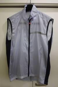 CASTELLI SQUADRA STRETCH VEST SILVER GRAY/DARK GRAY メンズサイクルベスト XL