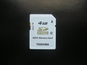 TOSHIBA　SDHCカード　4GB　SLC