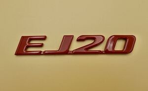 スバル WRX EJ20 Handmade Emblem オリジナル手作りエンブレム レッド