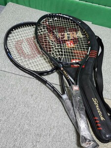 Wilson ウイルソン 硬式 テニス ラケット 2本 セット ウルトラ チタニウム ストレッチ 110 WILSON ULTRA Ti Stretch (G2 )ケース付き