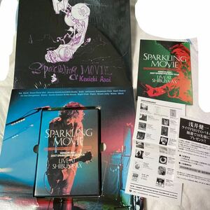 tシャツ　未開封付き　浅井健一　sparkling movie フォトブック　LIVE DVD インテリアになるケース付き　ベンジー ライブdvd ミニ写真集