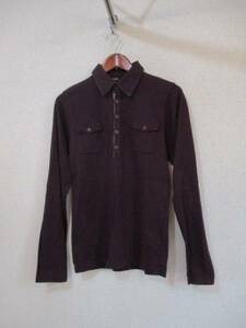 COMMECACOMMUNE紫カットソーシャツ（USED）90116②